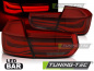 Preview: LED Lightbar Design Rückleuchten für BMW 3er F30 Limousine 11-15 rot
